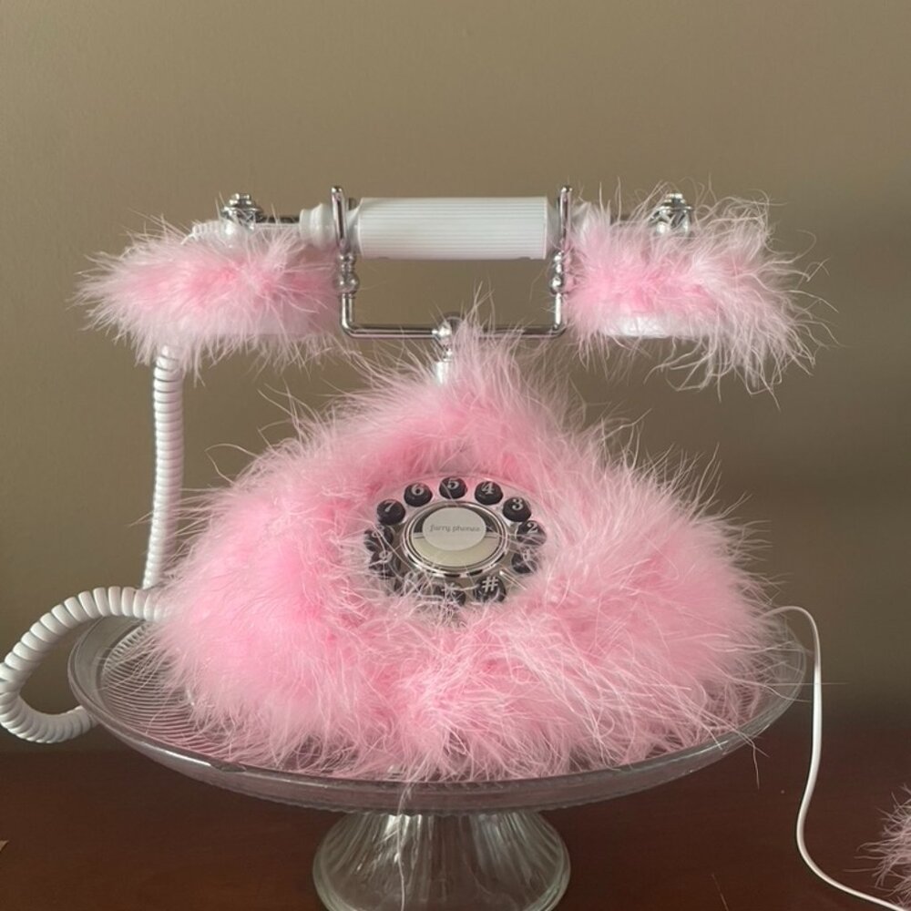 AbFab Furry Princess Phone - Brand New/ Landline / Analog